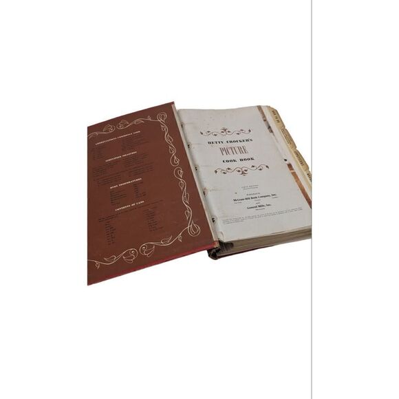 Betty Crocker Picture Cookbook Antique Vintage 1950 Binder - Picture 2 of 5